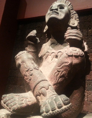 An Aztec figurine