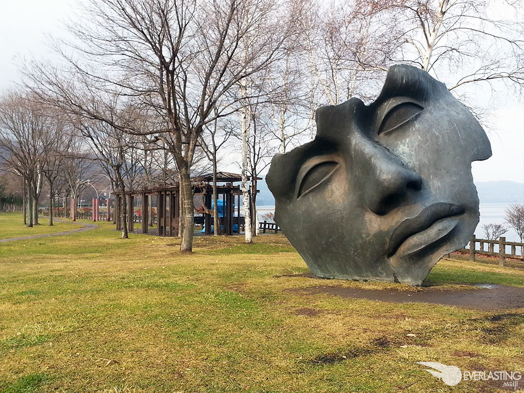 I found some crazy Modern Art at Lake Toya